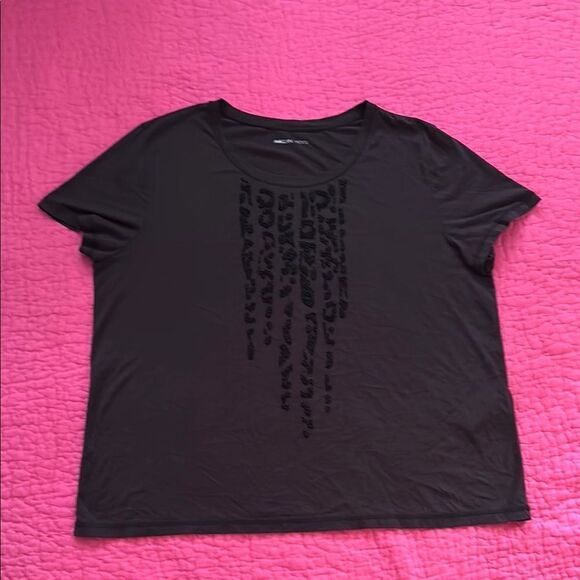 Marc Cain beaded front tee, US12 - Picture 1 of 7